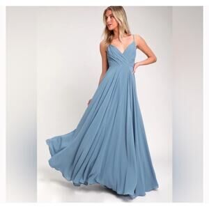 Lulus all about love slate dress